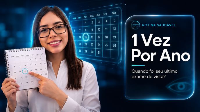 Quando foi seu último exame de vista?