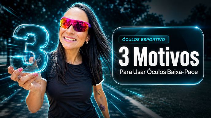 3 motivos para usar óculos esportivo Baixa-Pace